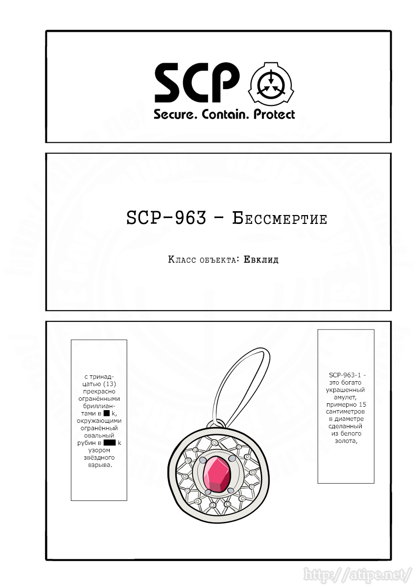 Упрощенный SCP 1 - 8 SCP-963